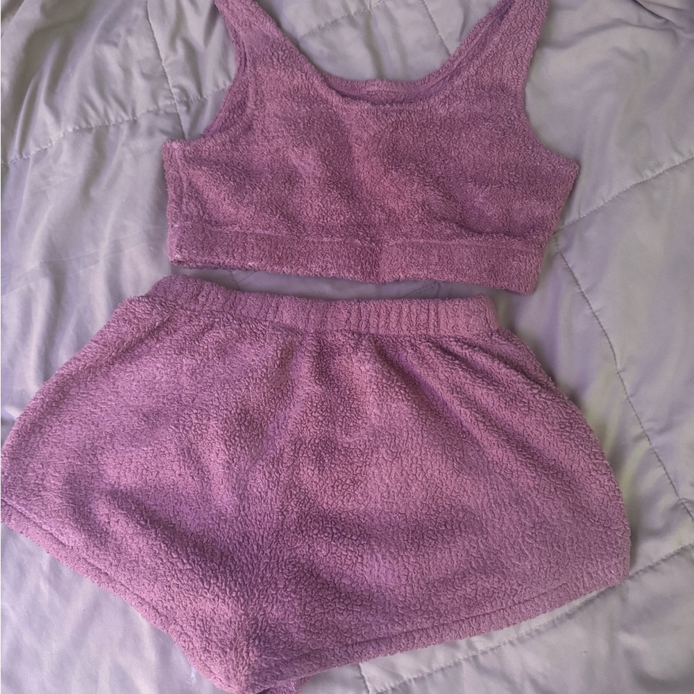 Cozy Purple Sleepwear Set